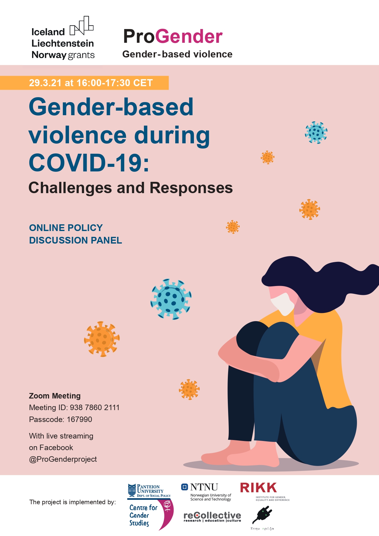 ProGender pallborð: Gender-Based Violence during COVID-19 