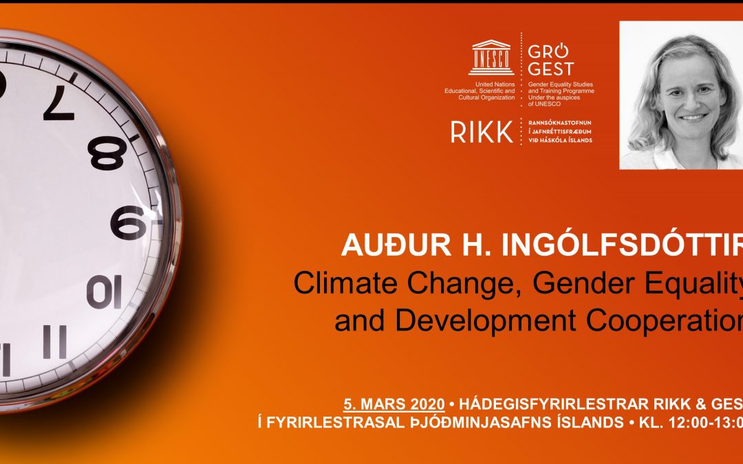 Climate Change, Gender Equality and Development Cooperation